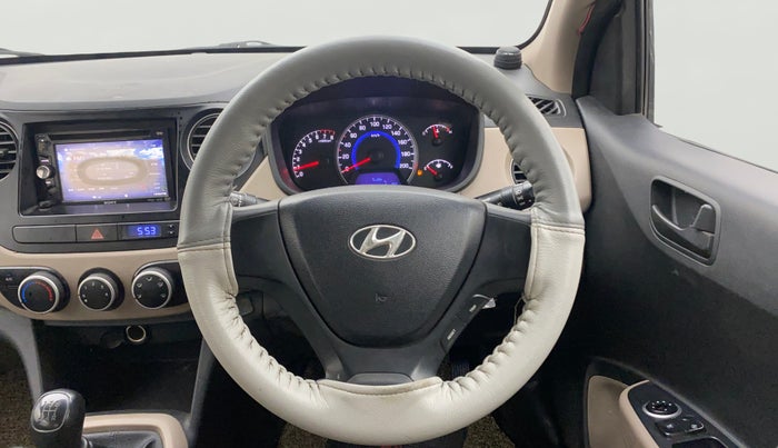 2015 Hyundai Grand i10 MAGNA 1.2 KAPPA VTVT, Petrol, Manual, 67,294 km, Steering Wheel Close Up