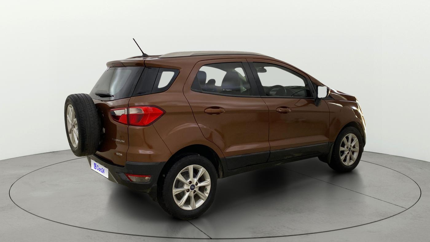 2019 Ford Ecosport TITANIUM 1.5L DIESEL, Diesel, Manual, 1,09,199 km, Right Back Diagonal