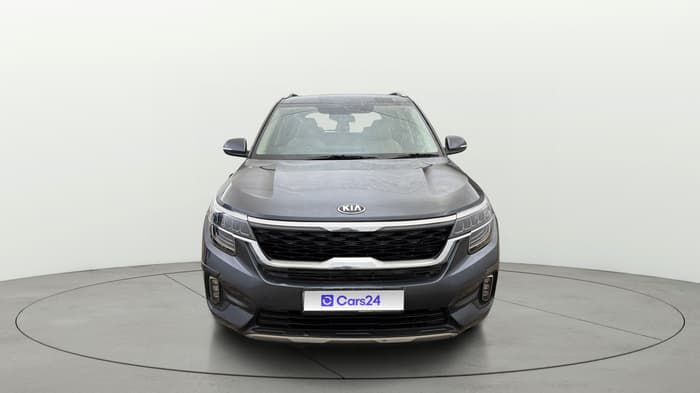 2020 KIA SELTOS HTX IVT 1.5 PETROL, Petrol, Automatic, 1,23,091 km, Front