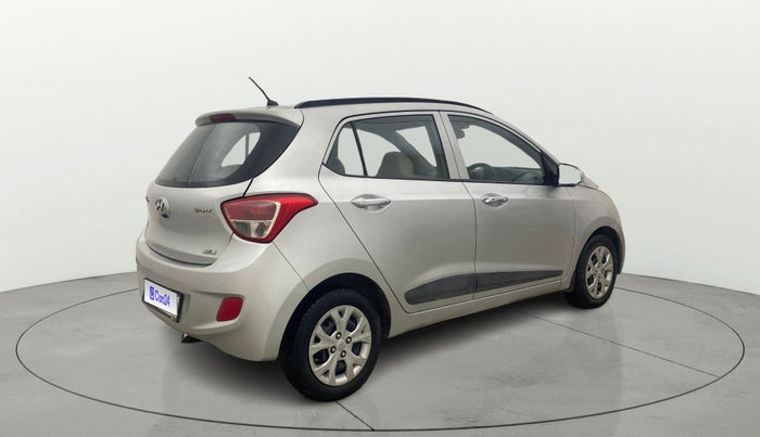 2014 Hyundai Grand i10 SPORTZ 1.2 KAPPA VTVT, Petrol, Manual, 44,321 km, Right Back Diagonal