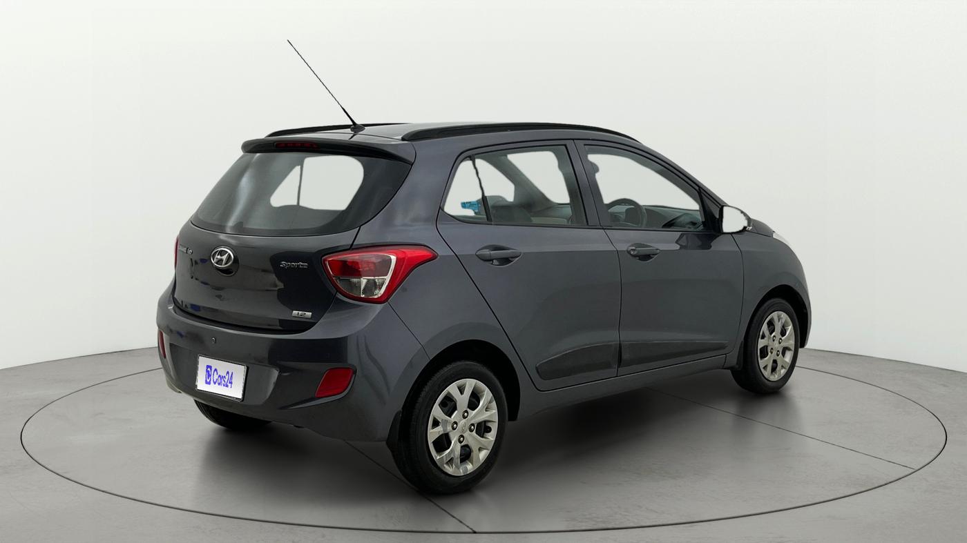 2016 Hyundai Grand i10 SPORTZ 1.2 KAPPA VTVT, Petrol, Manual, 29,026 km, Right Back Diagonal