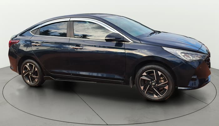 2021 Hyundai Verna SX (O) 1.0 TURBO DCT, Petrol, Automatic, 30,297 km, Right Front Diagonal