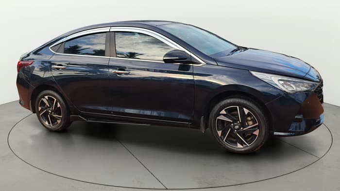 2021 Hyundai Verna SX (O) 1.0 TURBO DCT, Petrol, Automatic, 30,359 km, Right Front Diagonal