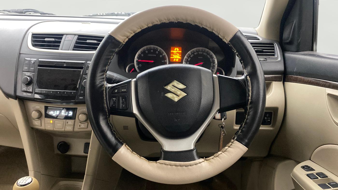 2013 Maruti Swift Dzire ZXI, Petrol, Manual, 74,304 km, Steering Wheel Close Up