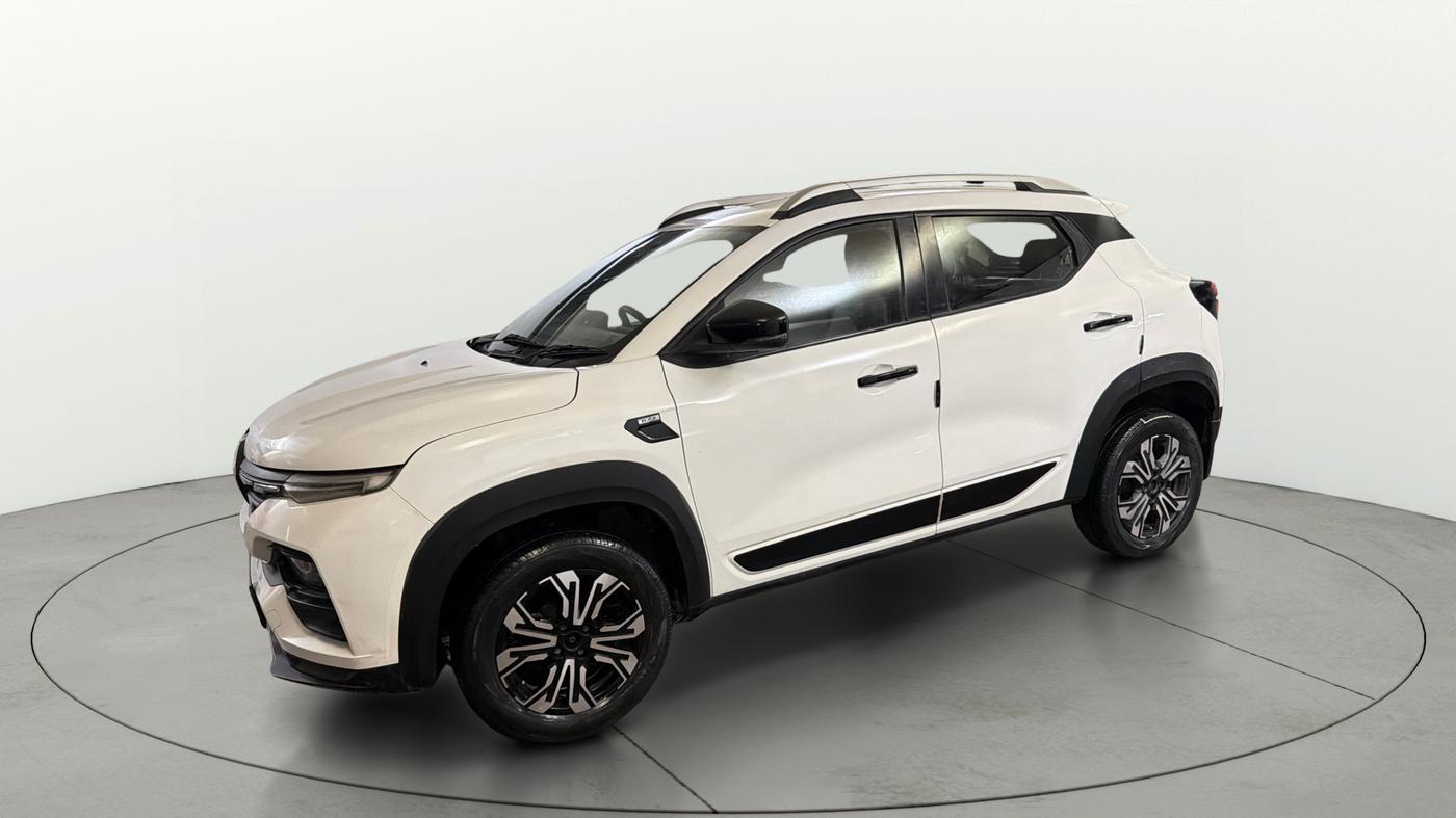 2023 Renault Kiger RXZ AMT, Petrol, Automatic, 21,819 km, Left Front Diagonal