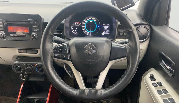 2017 Maruti IGNIS ZETA 1.2 AMT DUAL TONE, Petrol, Automatic, 77,262 km, Steering Wheel Close Up
