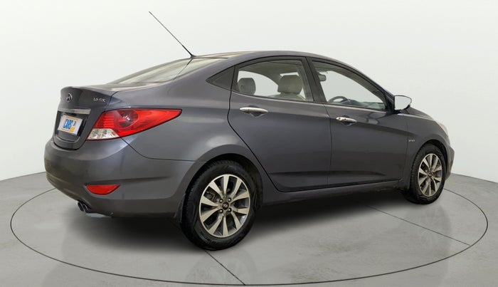 2014 Hyundai Verna FLUIDIC 1.6 VTVT SX OPT, Petrol, Manual, 69,713 km, Right Back Diagonal
