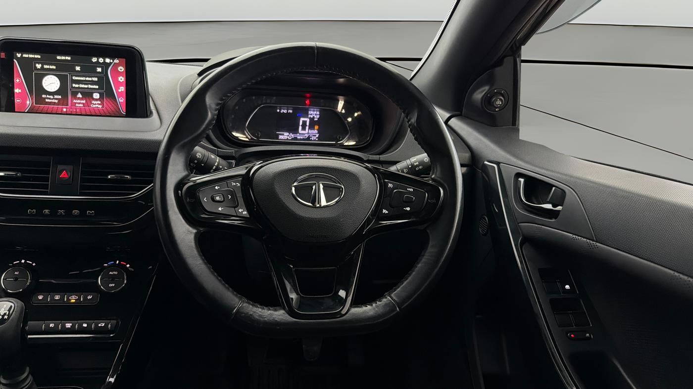 2021 Tata NEXON XZ PLUS (O) PETROL DARK EDITION, Petrol, Manual, 39,083 km, Steering Wheel Close Up