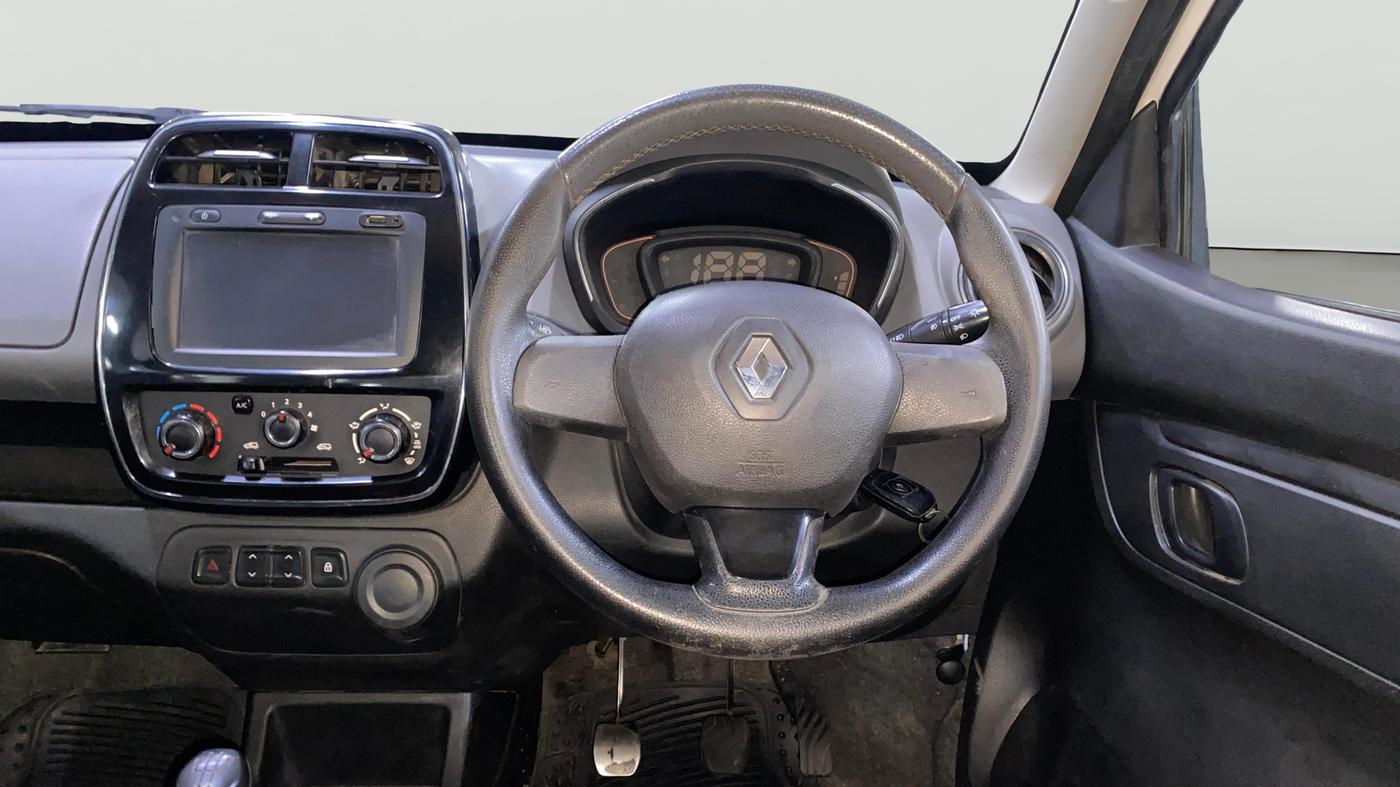 2018 Renault Kwid RXT 1.0 (O), Petrol, Manual, 67,064 km, Steering Wheel Close Up