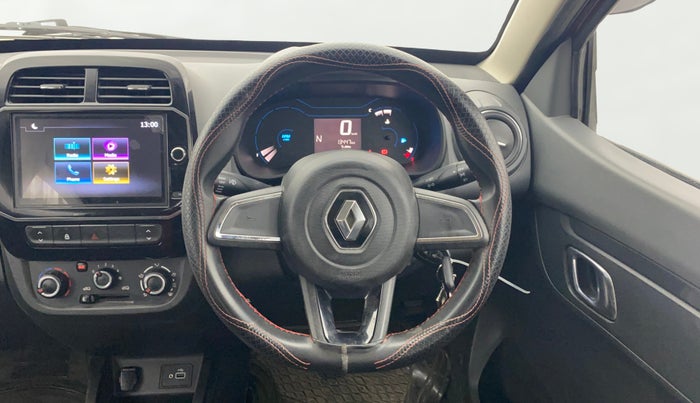 2019 Renault Kwid RXT 1.0 AMT (O), Petrol, Automatic, 13,444 km, Steering Wheel Close Up