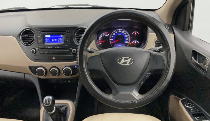 2014 Hyundai Grand i10 SPORTZ 1.2 KAPPA VTVT, Petrol, Manual, 85,786 km, Steering Wheel Close Up