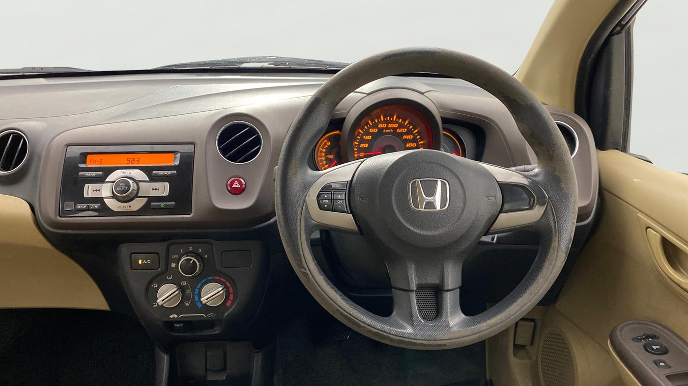 2014 Honda Amaze 1.2L I-VTEC S, Petrol, Manual, 35,363 km, Steering Wheel Close Up
