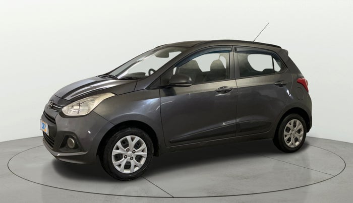 2016 Hyundai Grand i10 SPORTZ 1.2 KAPPA VTVT, Petrol, Manual, 34,584 km, Left Front Diagonal