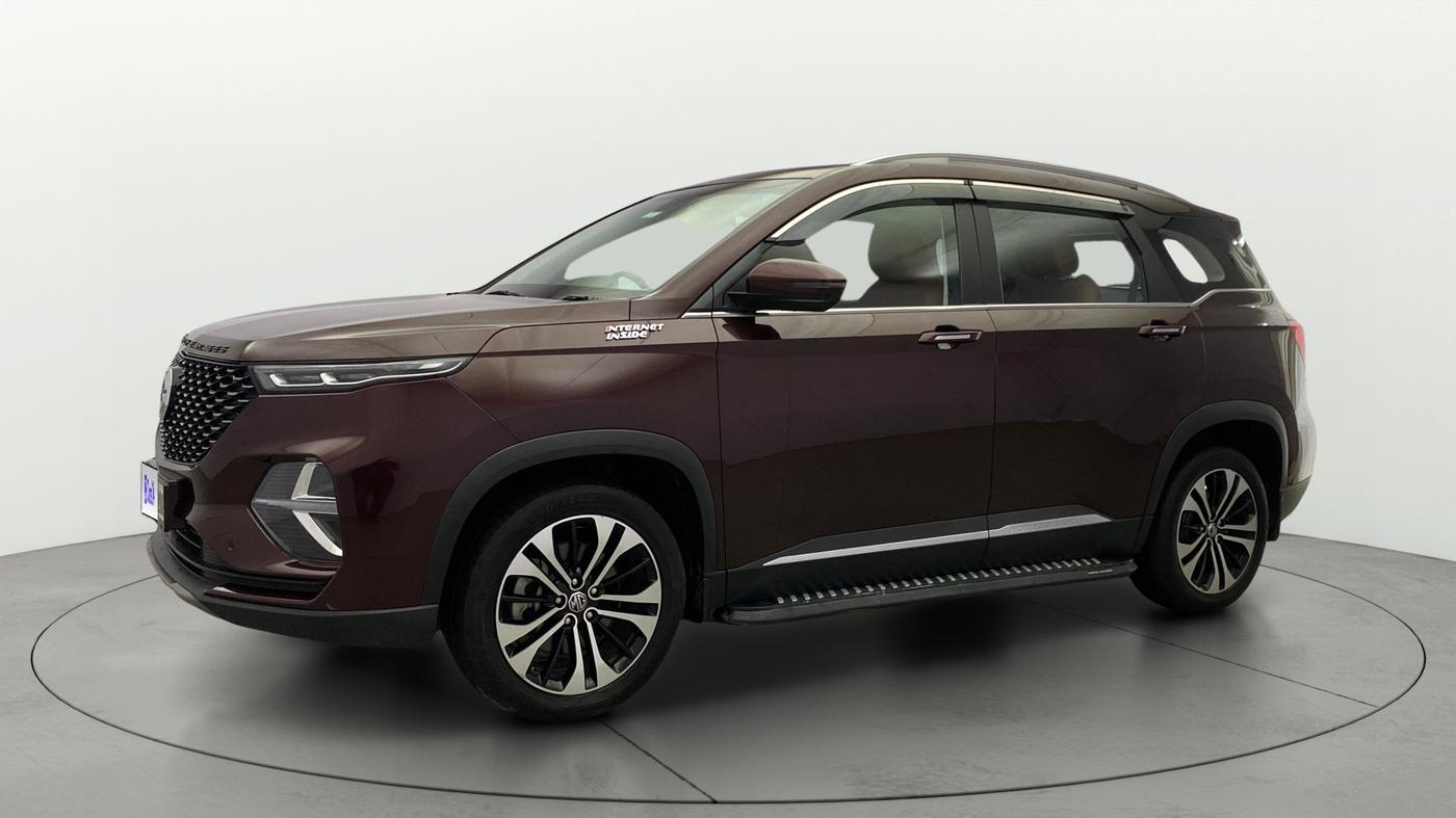 2021 MG HECTOR PLUS SHARP 1.5 PETROL TURBO HYBRID MT 6-STR, Petrol, Manual, 28,767 km, Left Front Diagonal