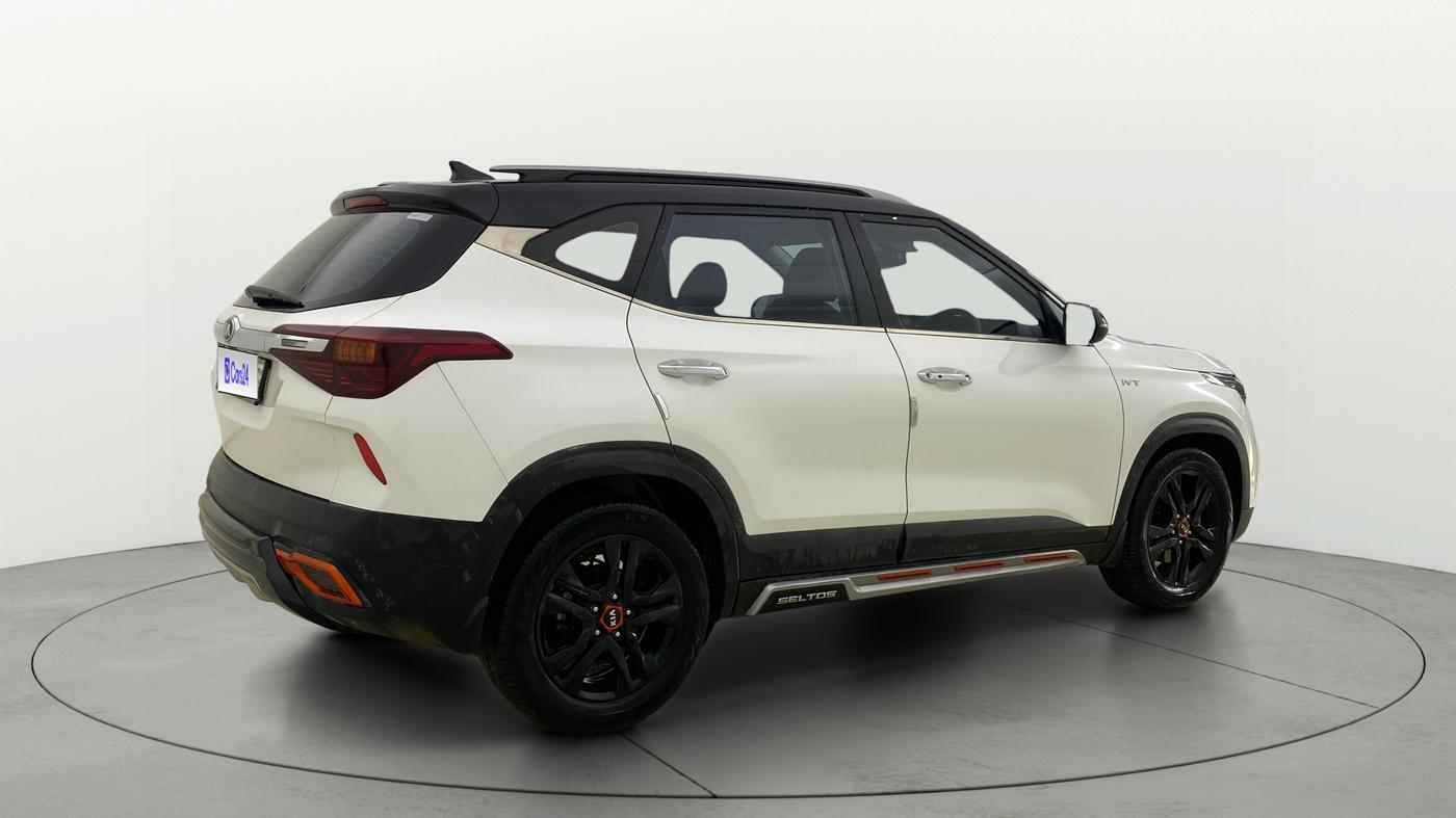 2021 KIA SELTOS HTX ANNIVERSARY EDITION 1.5 PETROL IVT, Petrol, Automatic, 47,027 km, Right Back Diagonal