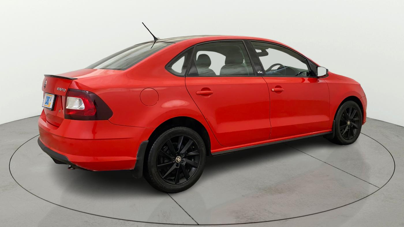 2021 Skoda Rapid STYLE TSI, Petrol, Manual, 47,923 km, Right Back Diagonal