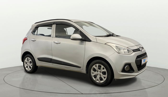 2014 Hyundai Grand i10 SPORTZ 1.2 KAPPA VTVT, Petrol, Manual, 38,916 km, Right Front Diagonal