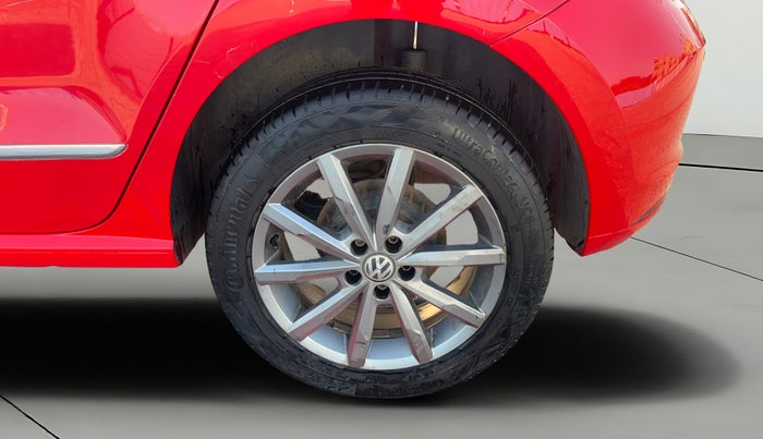 2019 Volkswagen Polo HIGHLINE PLUS 1.0, Petrol, Manual, 1,23,914 km, Left Rear Wheel