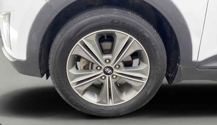 2018 Hyundai Creta SX PLUS AT 1.6 DIESEL, Diesel, Automatic, 1,22,910 km, Left Front Wheel