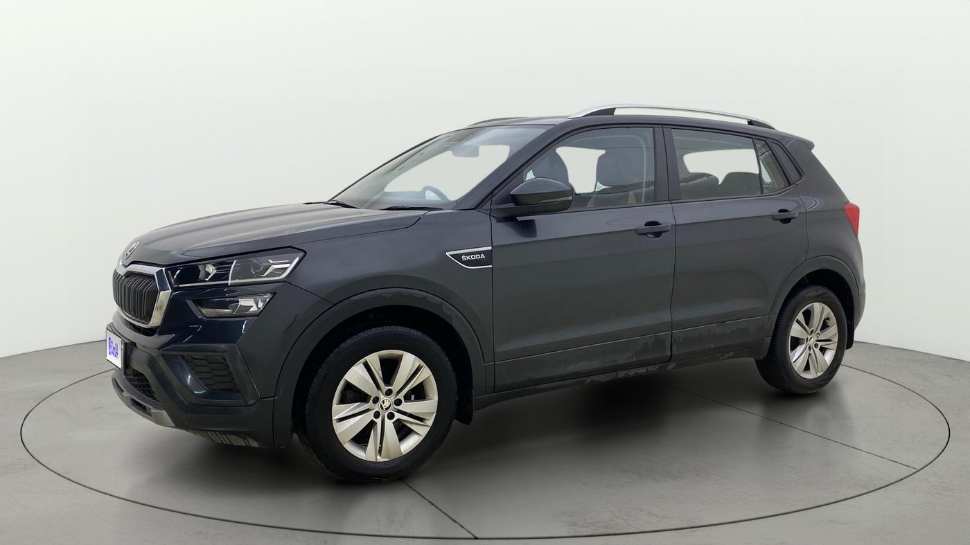 2022 Skoda KUSHAQ AMBITION 1.0L TSI AT, Petrol, Automatic, 24,994 km, Left Front Diagonal