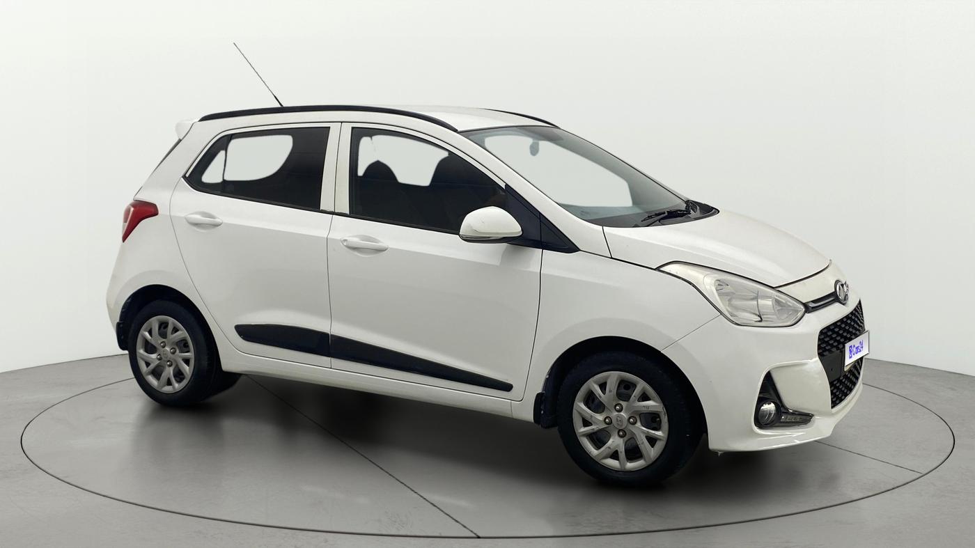 2019 Hyundai Grand i10 SPORTZ 1.2 KAPPA VTVT, Petrol, Manual, 52,385 km, Right Front Diagonal