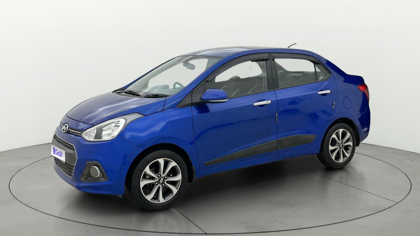 2015 Hyundai Xcent SX AT 1.2 (O), Petrol, Automatic, 63,320 km, Left Front Diagonal