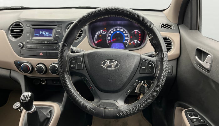2016 Hyundai Grand i10 SPORTZ 1.2 KAPPA VTVT, Petrol, Manual, 67,082 km, Steering Wheel Close Up