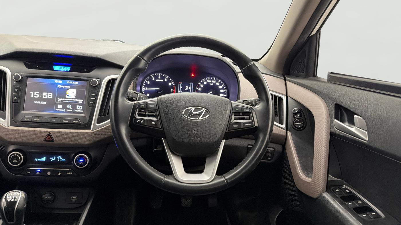 2019 Hyundai Creta SX 1.6 PETROL, Petrol, Manual, 69,168 km, Steering Wheel Close Up