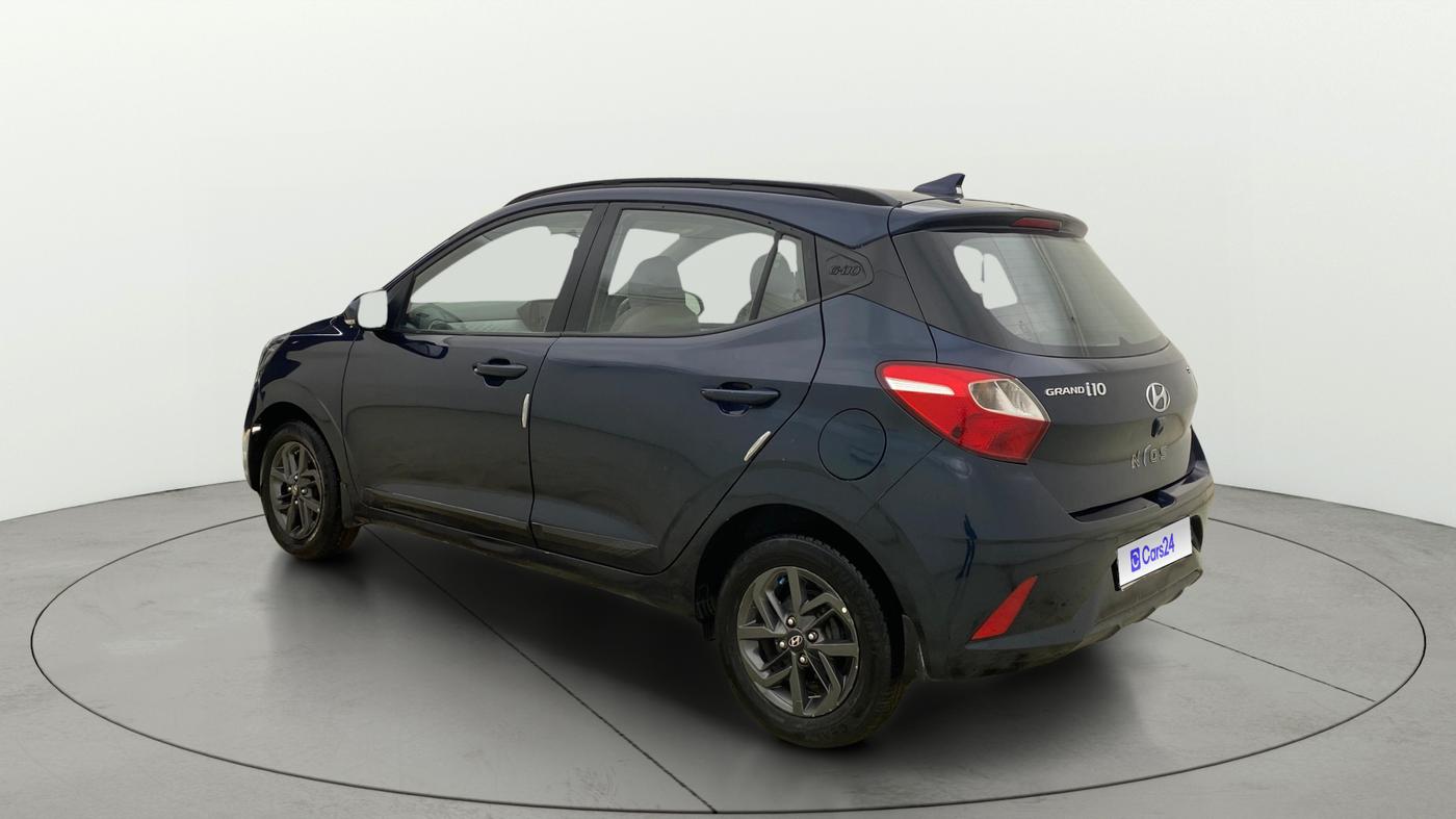 2020 Hyundai GRAND I10 NIOS SPORTZ AMT 1.2 KAPPA VTVT, Petrol, Automatic, 1,00,947 km, Left Back Diagonal