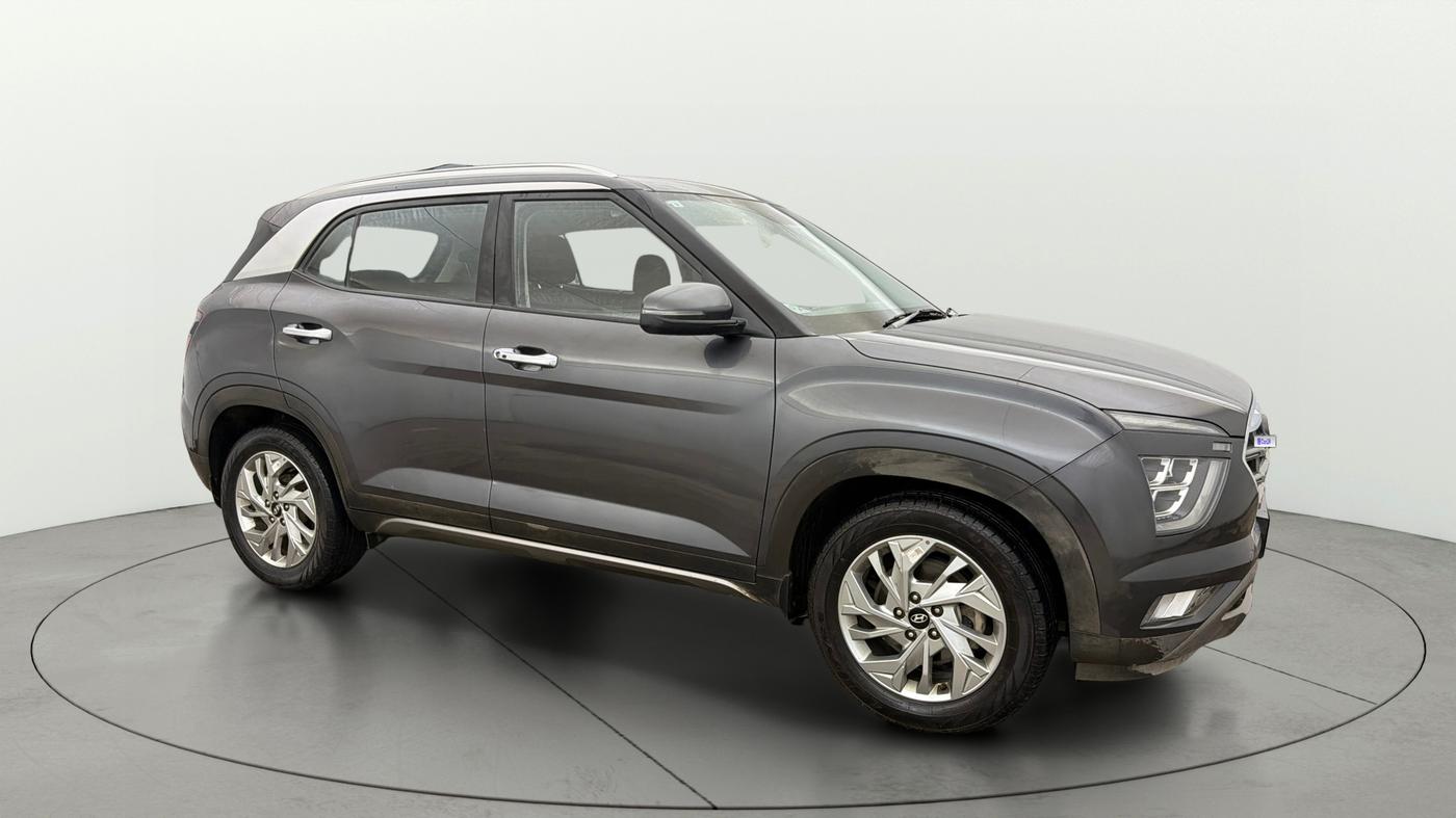2021 Hyundai Creta SX 1.5 DIESEL, Diesel, Manual, 62,107 km, Right Front Diagonal