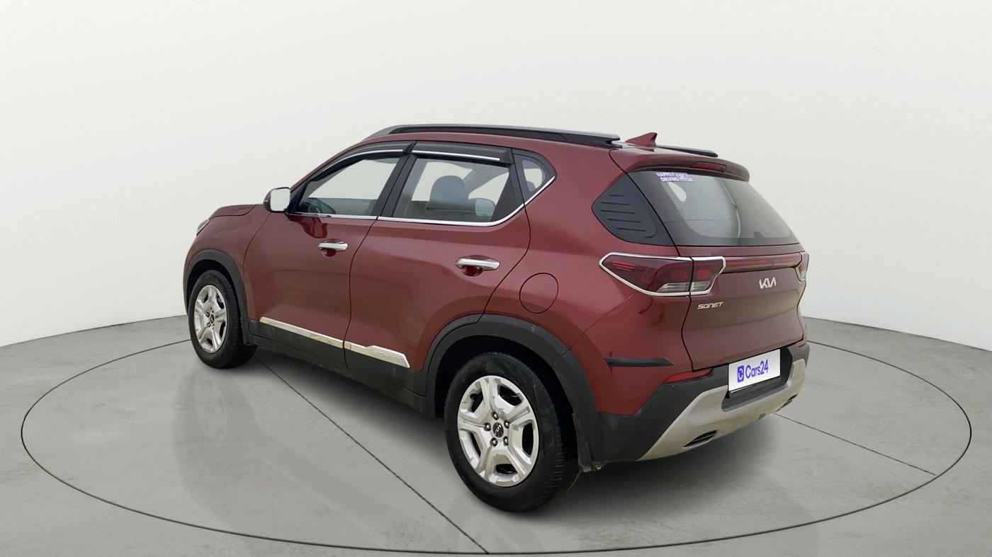 2023 KIA SONET HTK PLUS 1.5, Diesel, Manual, 1,11,607 km, Left Back Diagonal