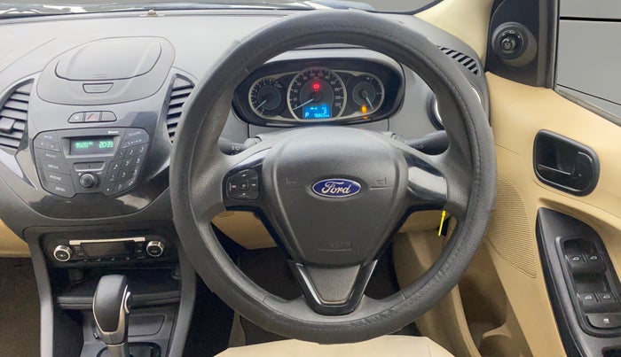 2015 Ford Figo Aspire TITANIUM 1.5 PETROL AT, Petrol, Automatic, 76,881 km, Steering Wheel Close Up