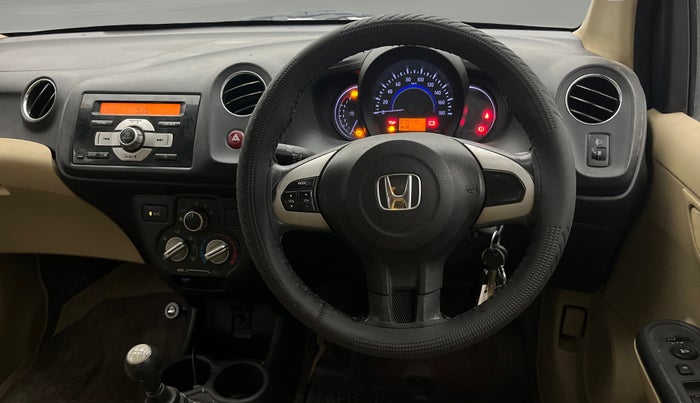 2015 Honda Amaze 1.2L I-VTEC S, Petrol, Manual, 70,152 km, Steering Wheel Close Up