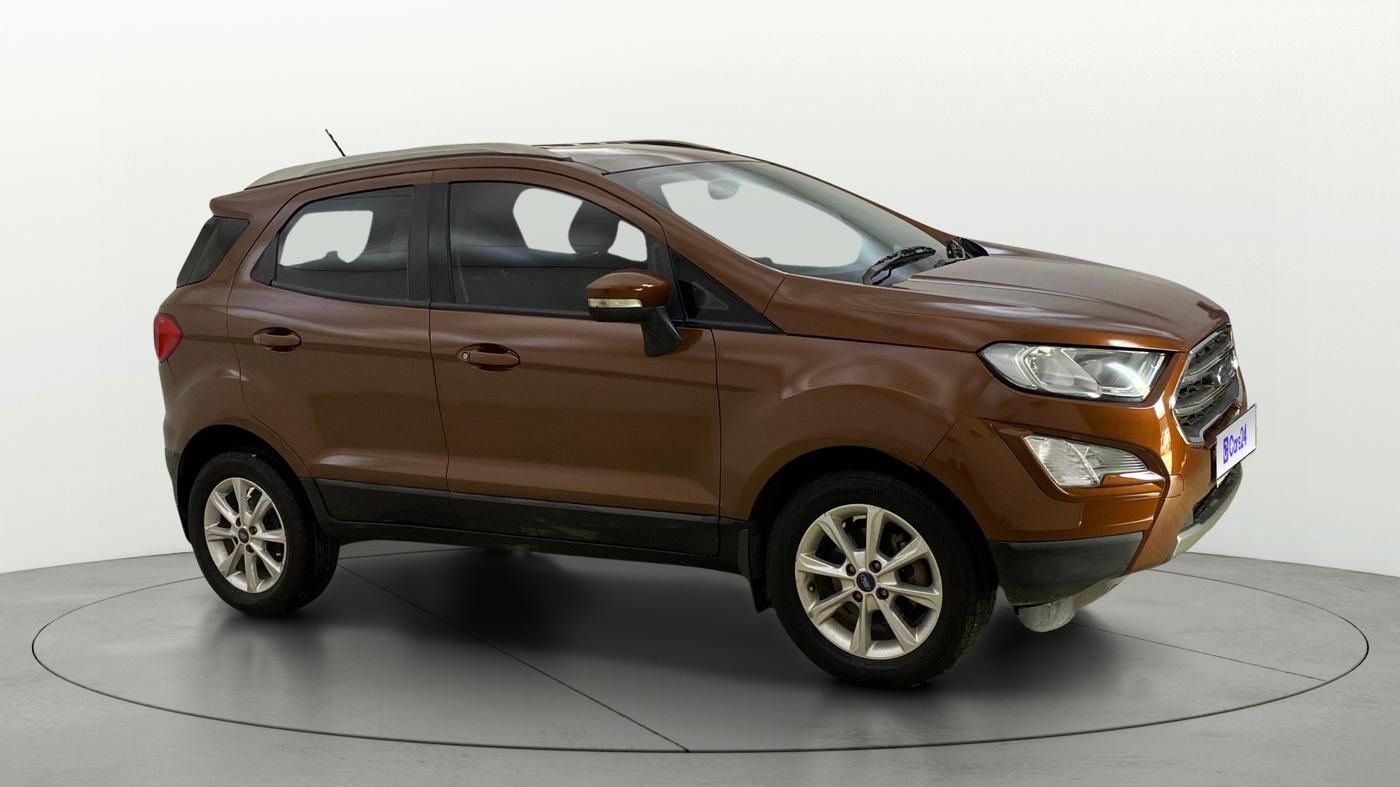 2019 Ford Ecosport TITANIUM 1.5L DIESEL, Diesel, Manual, 1,09,199 km, Right Front Diagonal