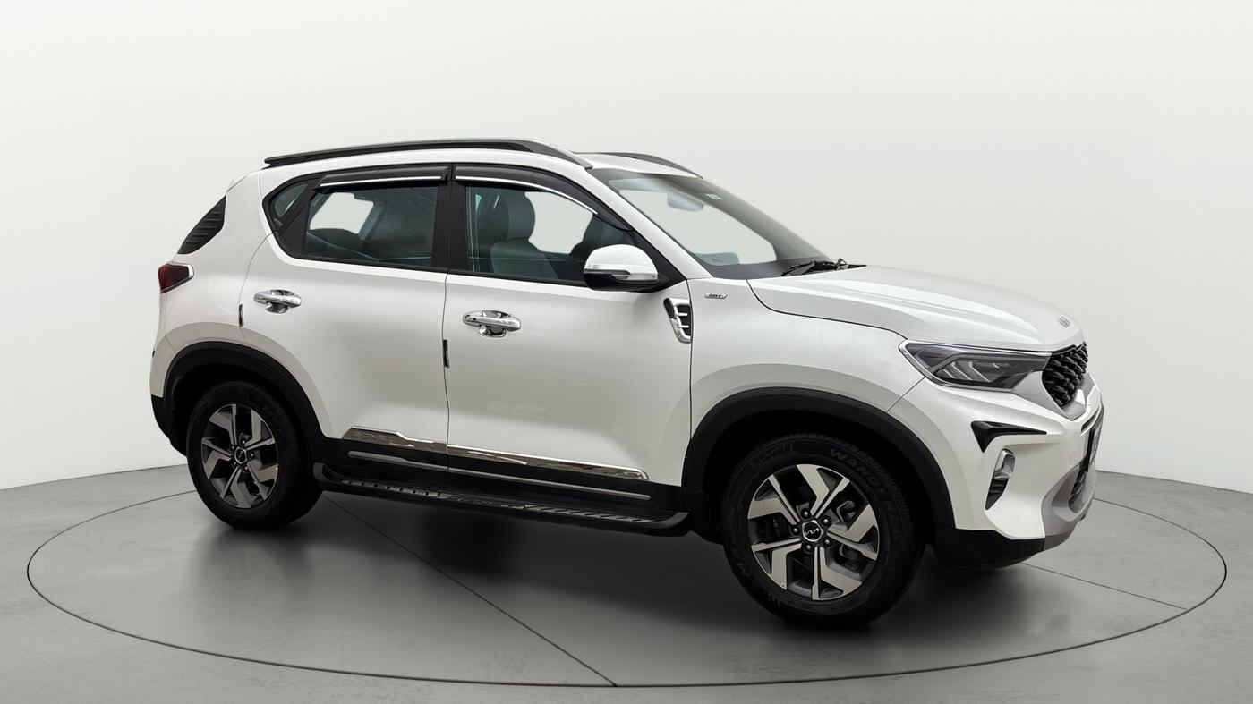 2022 KIA SONET HTX 1.0 IMT, Petrol, Manual, 21,248 km, Right Front Diagonal