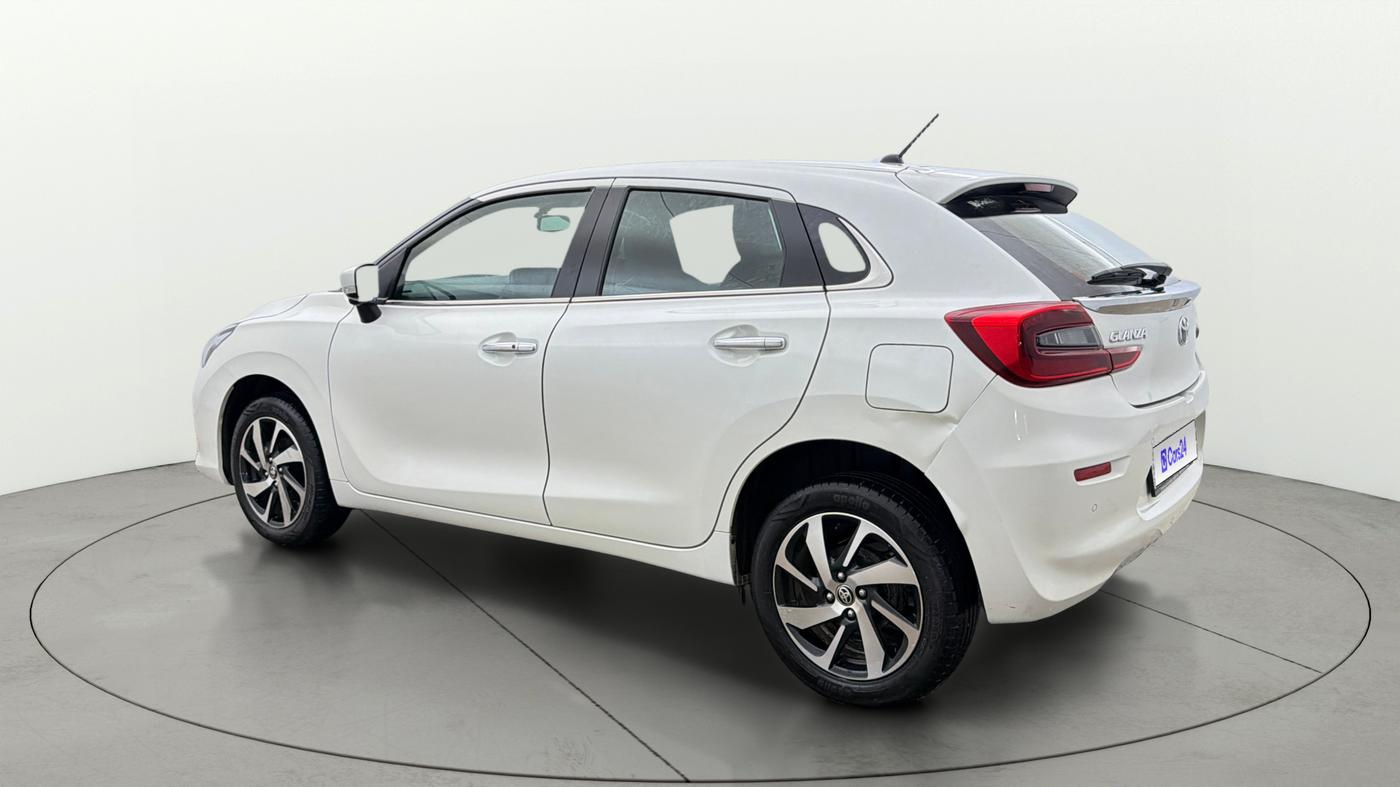 2025 Toyota Glanza V AMT, Petrol, Automatic, 13,393 km, Left Back Diagonal