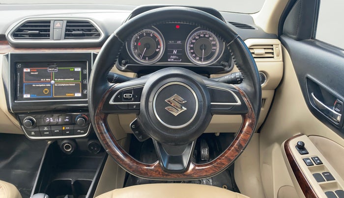 2017 Maruti Dzire ZXI PLUS AMT, Petrol, Automatic, 33,987 km, Steering Wheel Close Up