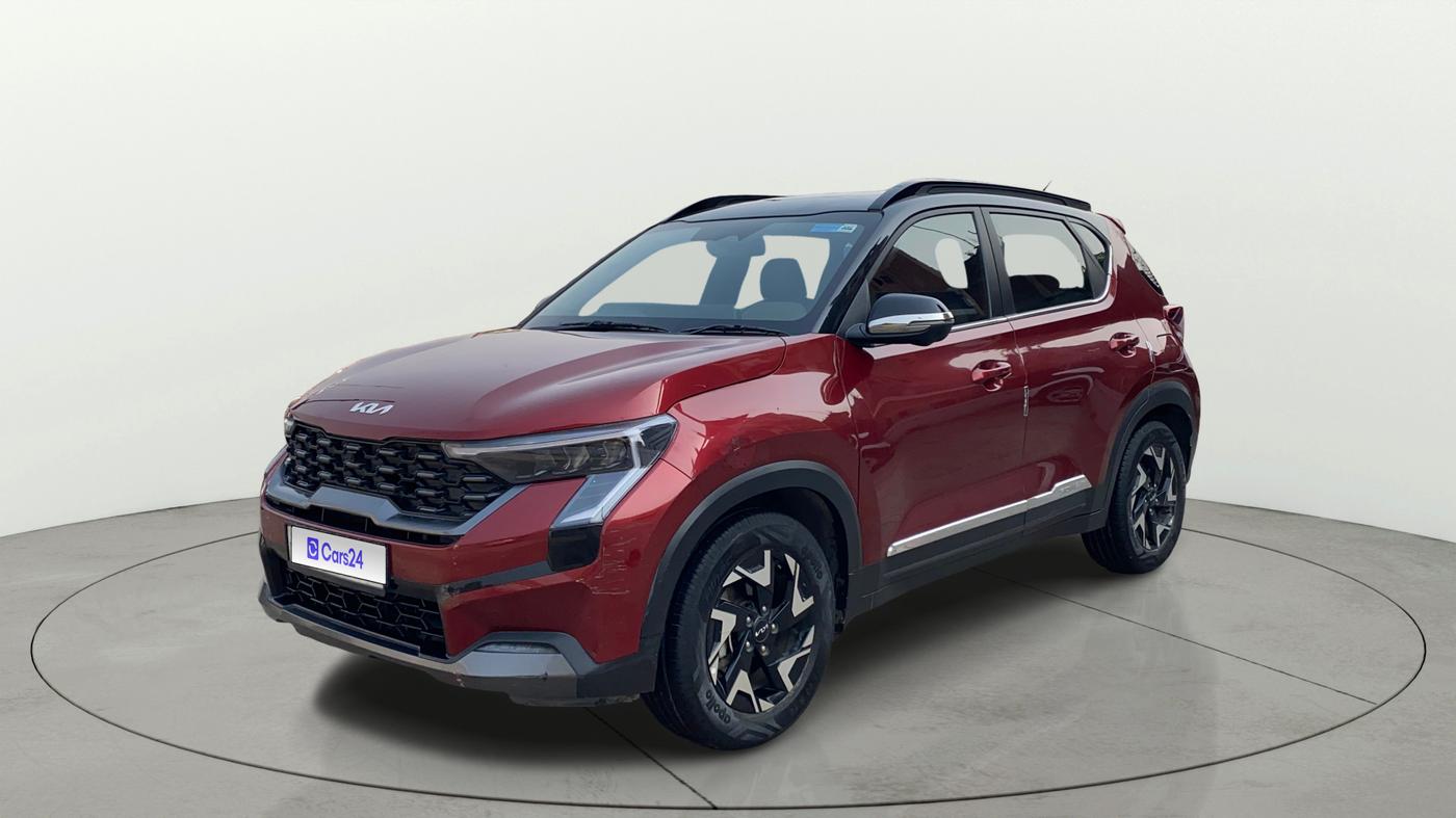 2024 KIA SONET GTX PLUS 1.0 TURBO PETROL DCT, Petrol, Automatic, 58,707 km, Left Front Diagonal