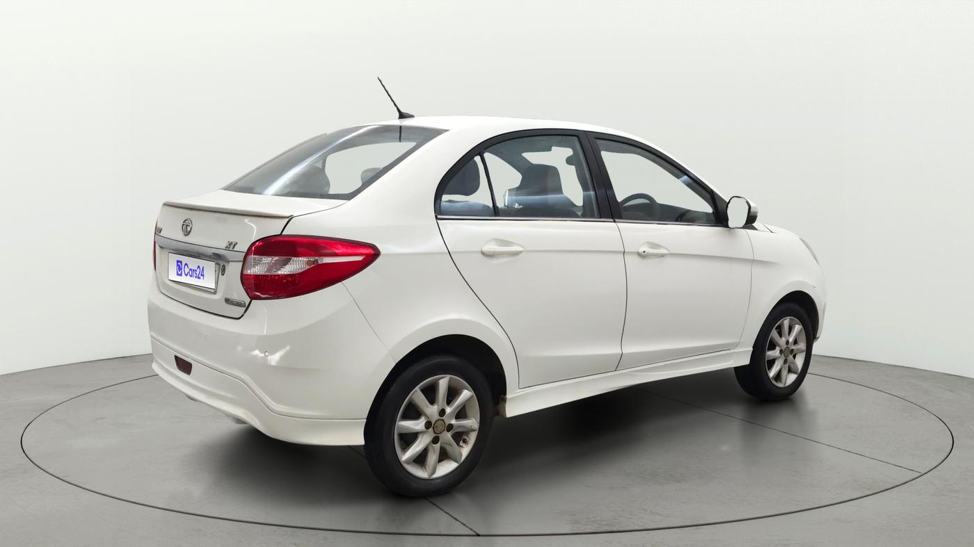 2014 Tata Zest XT PETROL, Petrol, Manual, 1,30,095 km, Right Back Diagonal