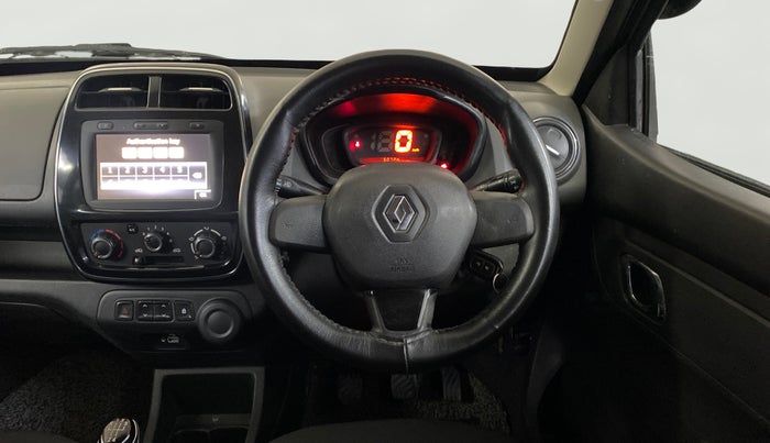 2019 Renault Kwid RXT 1.0 (O), Petrol, Manual, 50,718 km, Steering Wheel Close Up