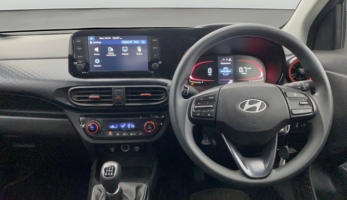 2025 Hyundai EXTER SX 1.2 MT Knight Edition Hy-CNG Duo, CNG, Manual, 4,273 km, Steering Wheel Close Up