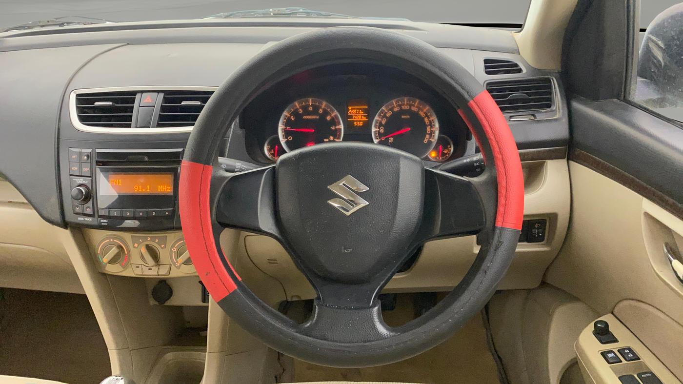 2016 Maruti Swift Dzire VXI, Petrol, Manual, 73,811 km, Steering Wheel Close Up