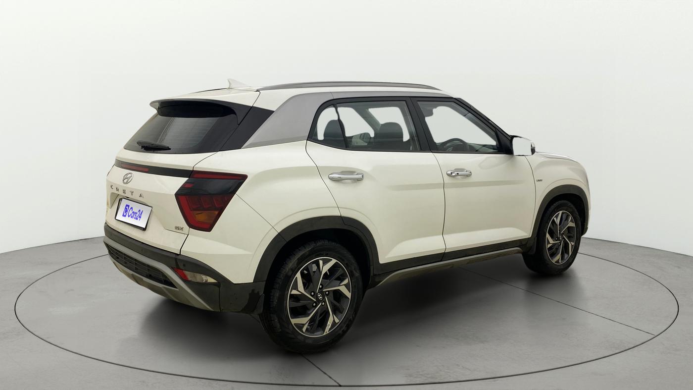 2022 Hyundai Creta SX (O) IVT 1.5 PETROL, Petrol, Automatic, 42,131 km, Right Back Diagonal