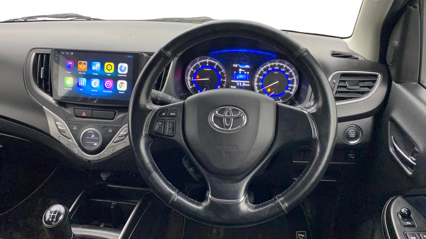 2020 Toyota Glanza G, Petrol, Manual, 27,466 km, Steering Wheel Close Up