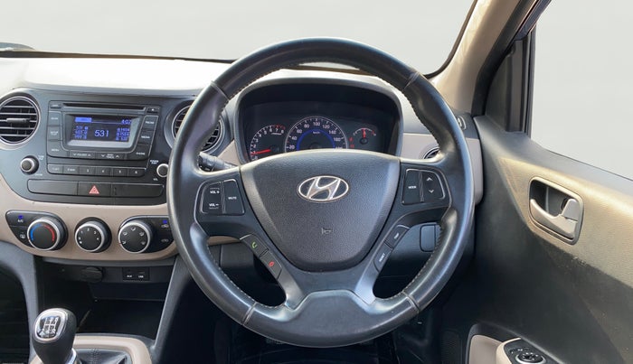 2015 Hyundai Grand i10 ASTA 1.2 KAPPA VTVT, Petrol, Manual, 68,973 km, Steering Wheel Close Up