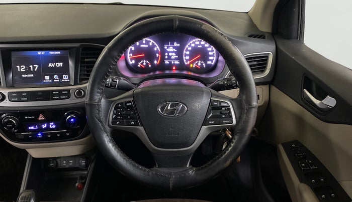 2018 Hyundai Verna 1.6 VTVT SX, Petrol, Manual, 51,170 km, Steering Wheel Close Up
