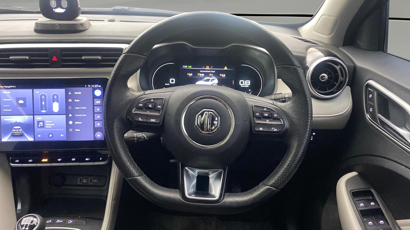 2022 MG ASTOR SMART 1.5 MT, Petrol, Manual, 38,946 km, Steering Wheel Close Up