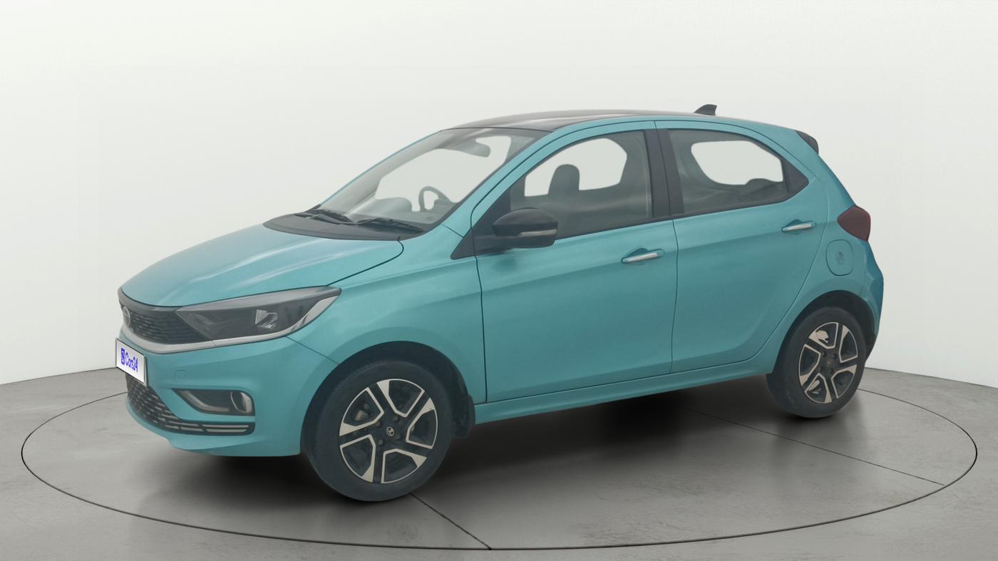 2025 Tata Tiago XZ PLUS PETROL, Petrol, Manual, 7,401 km, Left Front Diagonal