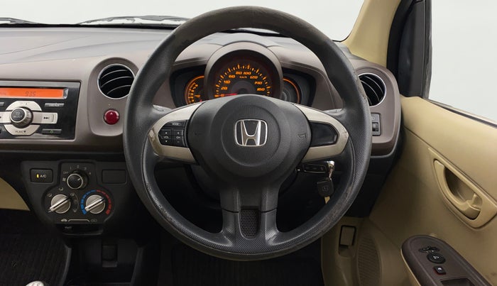 2013 Honda Amaze 1.2L I-VTEC S, Petrol, Manual, 63,907 km, Steering Wheel Close Up