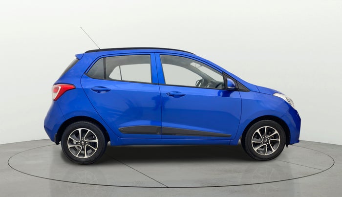 2017 Hyundai Grand i10 SPORTZ (O) AT 1.2 KAPPA VTVT, Petrol, Automatic, 80,082 km, Right Side View
